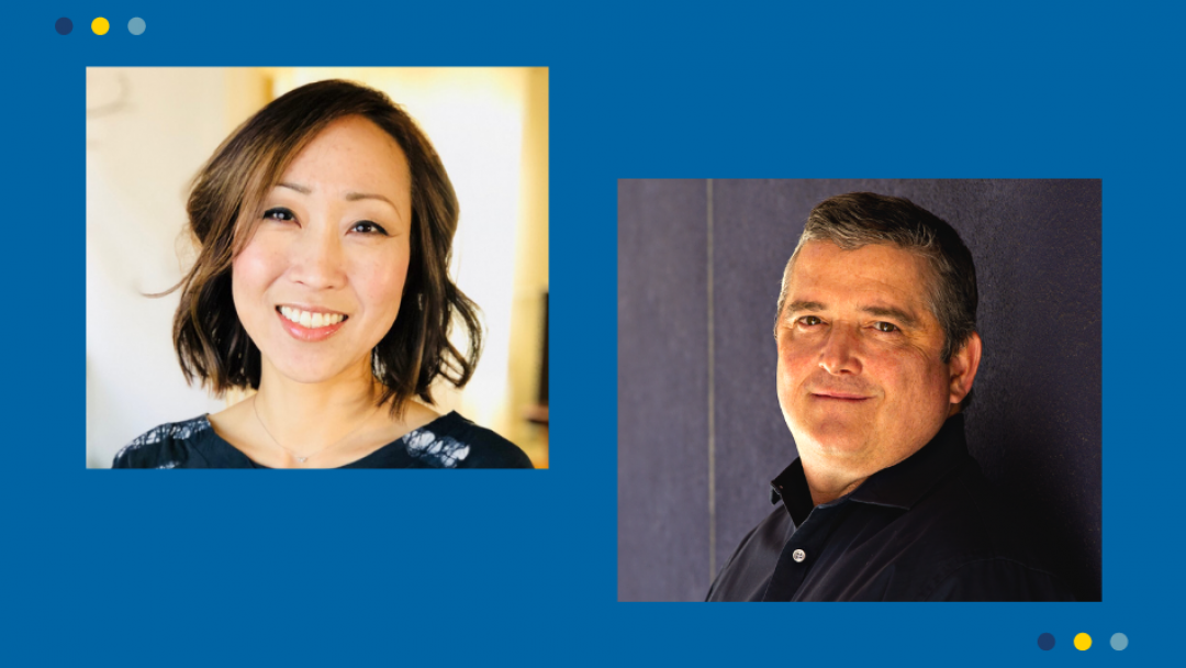 Photos of Sora Han, left, and Douglas Houston